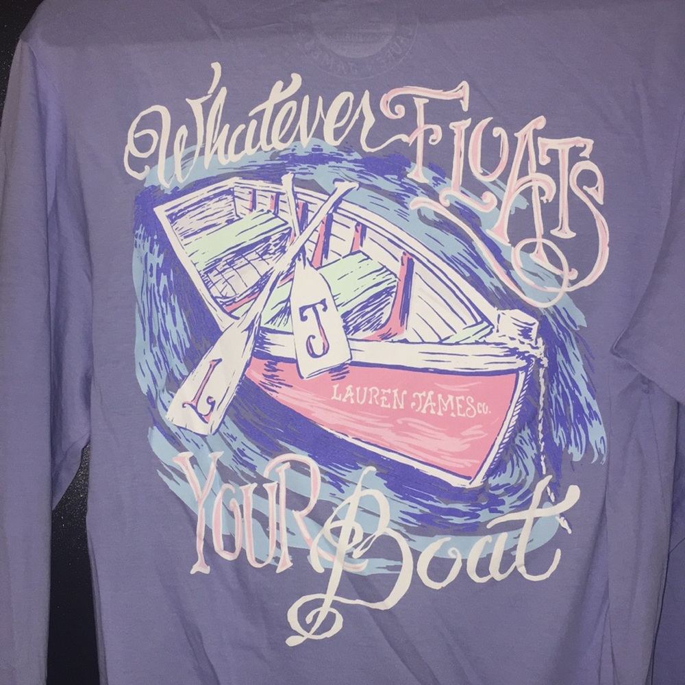Lauren James "whatever floats your boat" tshirt
